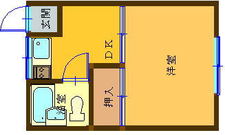 物件No. 651 の間取り図