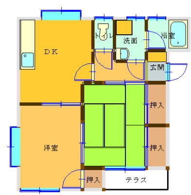 物件No. 120 の間取り図