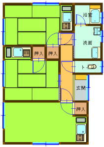 物件No. 635 の間取り図