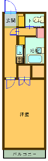 物件No. 1026 の間取り図