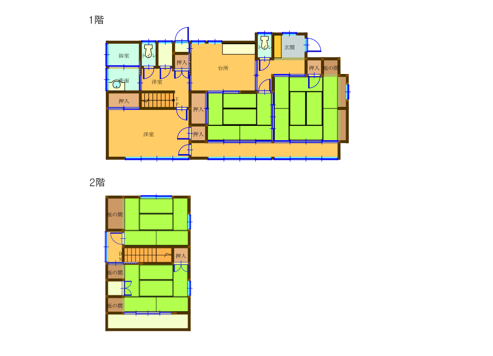 物件No. naganoshinsuwa001 の間取り図