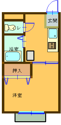 物件No. 1018 の間取り図