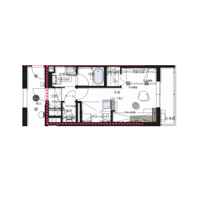 物件No. ro0004 の間取り図