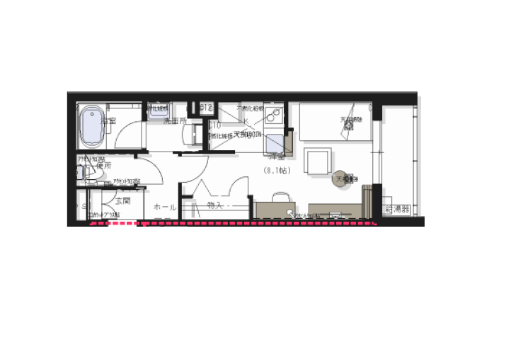 物件No. ro0005 の間取り図