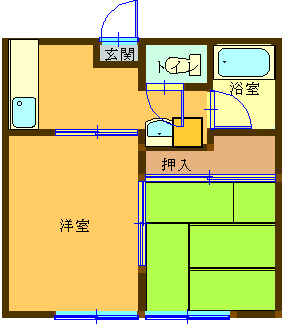 物件No. 1304 の間取り図