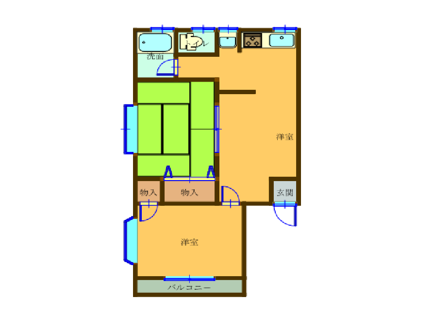 物件No. 102 の間取り図