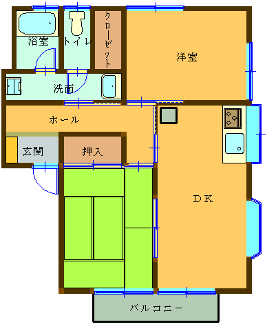 物件No. 403 の間取り図